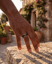 Maille Incrustée Argent/Noir